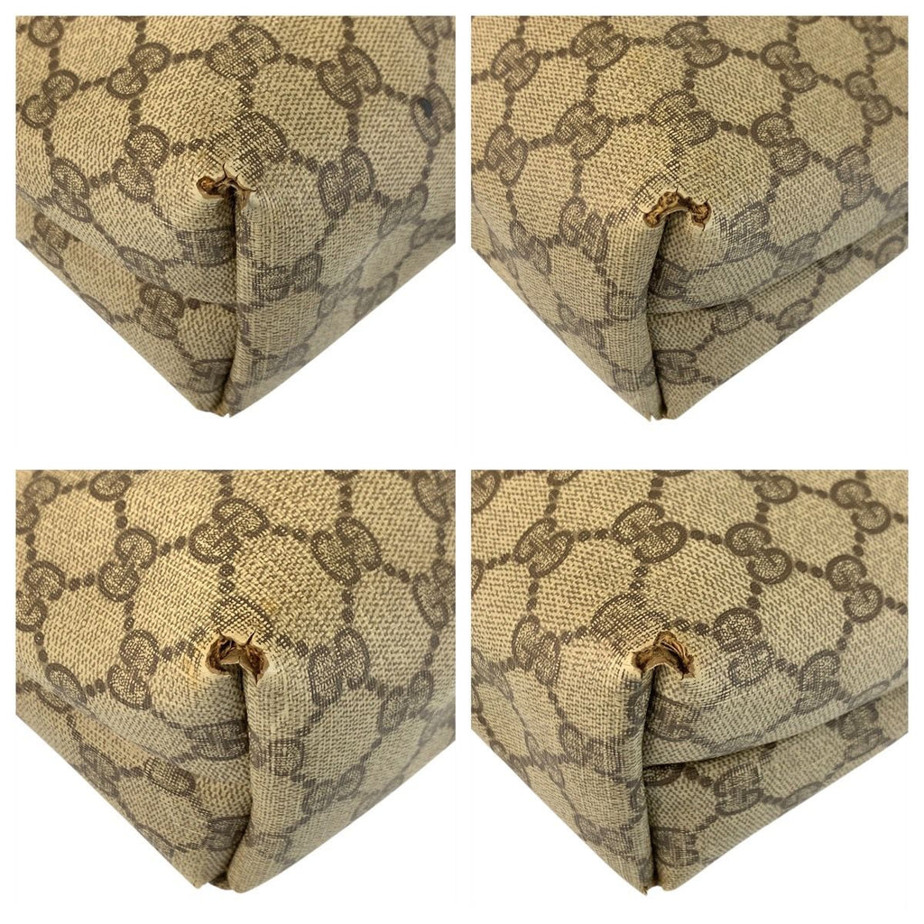 Gucci Vintage Sherry Canvas Brown Beige — view 4