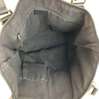 Gucci Black Gold GG Canvas Leather Tote Shoulder Bag — view 8