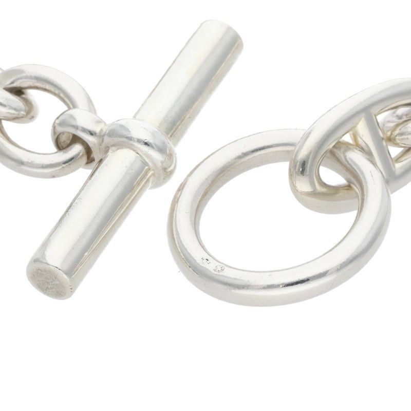 Hermes Chaine D'ancre GM Silver Bracelet — view 4