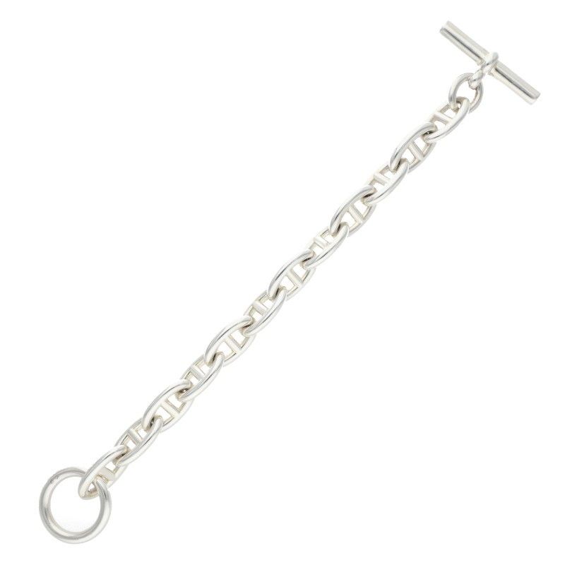Hermes Chaine D'ancre GM Silver Bracelet — view 2