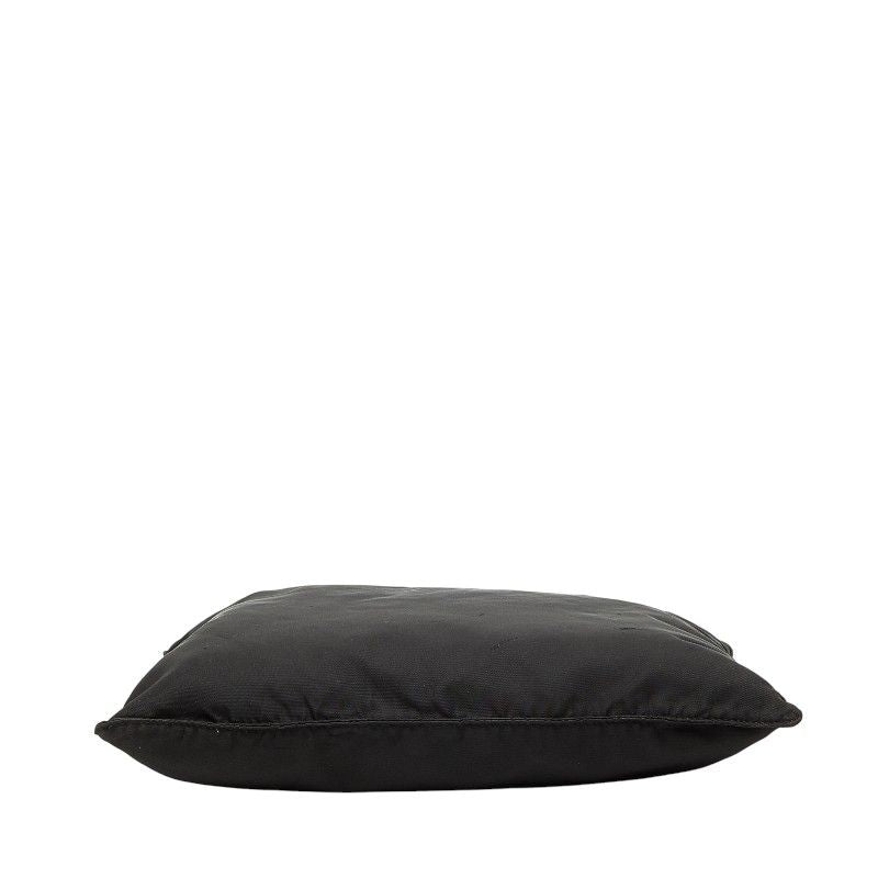 Prada Black Nylon Leather Shoulder Bag — view 3