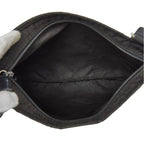 Prada Black Nylon Leather Shoulder Bag — view 7
