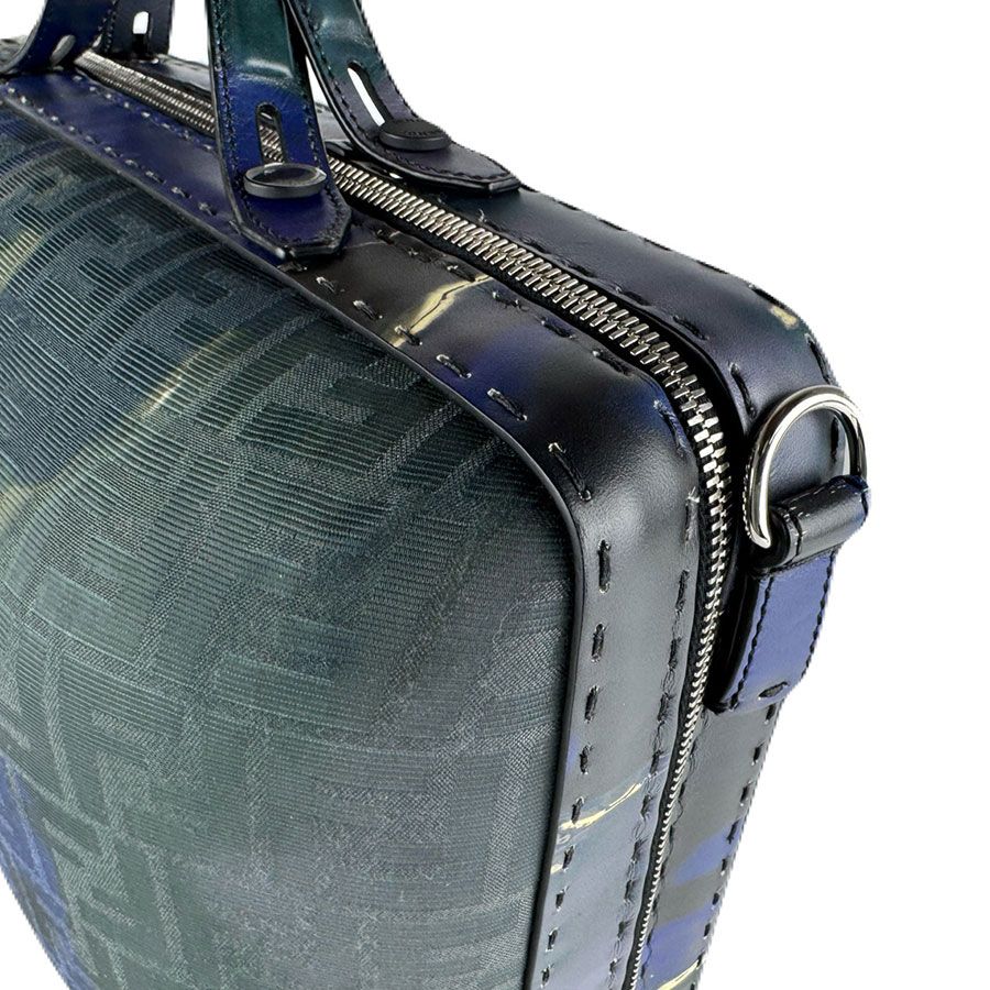 Fendi Shoulder Bag Shoes Blue X Green — view 8