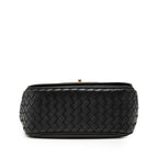 Bottega Veneta Intrecciato Crossbody Shoulder Bag Black Leather — view 3