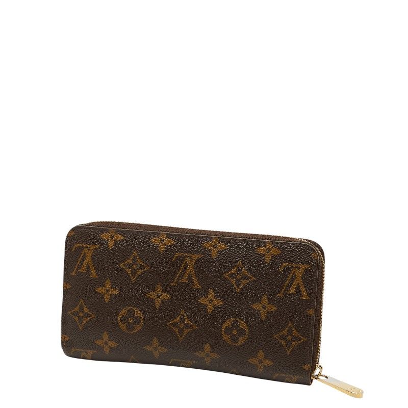 Louis Vuitton Monogram Zippy Wallet Zip Around Brown — view 2