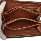 Louis Vuitton Monogram Zippy Wallet Zip Around Brown — view 6