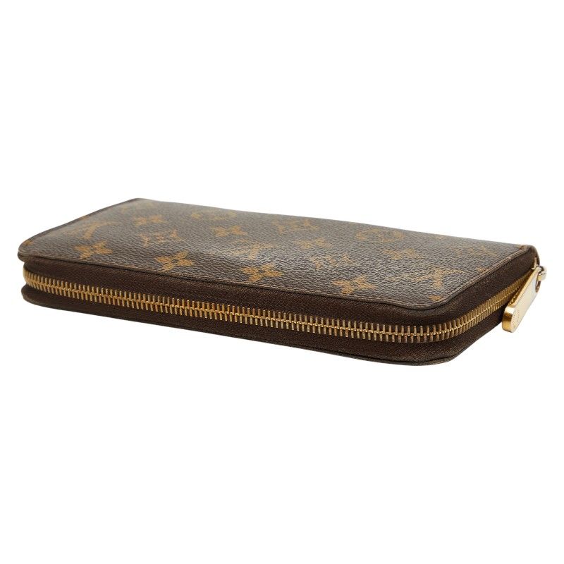 Louis Vuitton Monogram Zippy Wallet Zip Around Brown — view 5