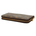 Louis Vuitton Monogram Zippy Wallet Zip Around Brown — view 5