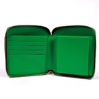 Bottega Veneta Intrecciato Wallet Zip Around Bifold Leather Green — view 7