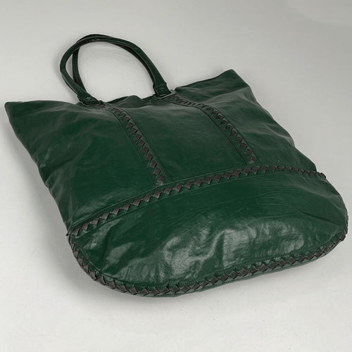 Bottega Veneta Intrecciato Tote Leather Green — view 2