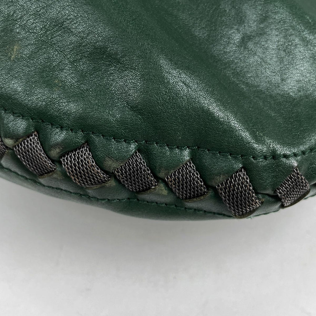 Bottega Veneta Intrecciato Tote Leather Green — view 3