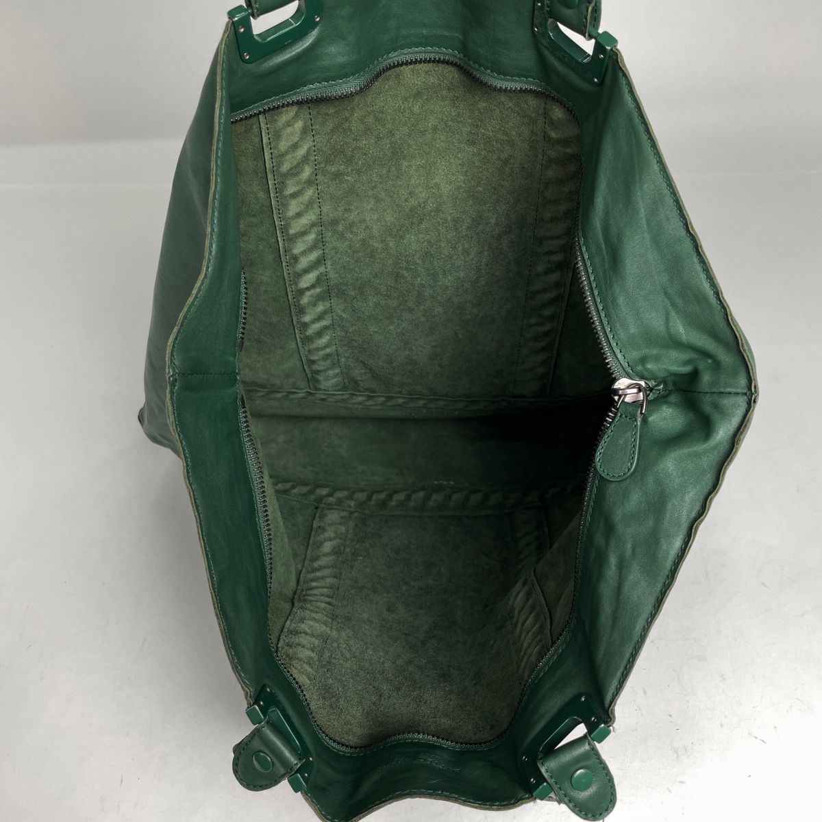 Bottega Veneta Intrecciato Tote Leather Green — view 8
