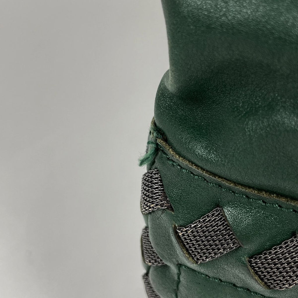 Bottega Veneta Intrecciato Tote Leather Green — view 4