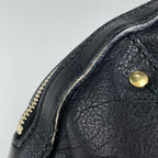 Saint Laurent Yves Muse Handbag Logo Leather Black — view 5
