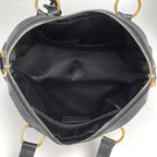 Saint Laurent Yves Muse Handbag Logo Leather Black — view 8