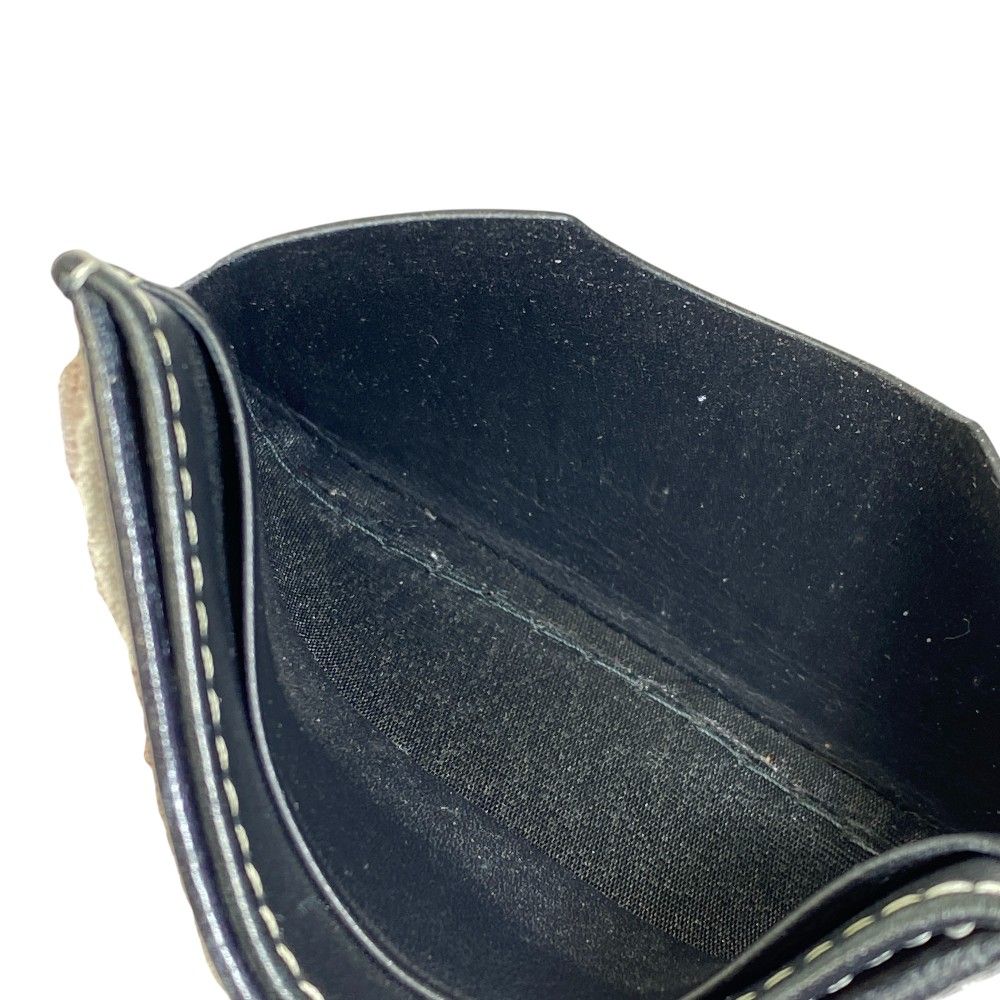 Loewe Card Case Logo Anagram Leather Black — view 8