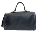 Gucci Soho Leather Mini Boston Bag Interlocking GG Logo Black — view 2