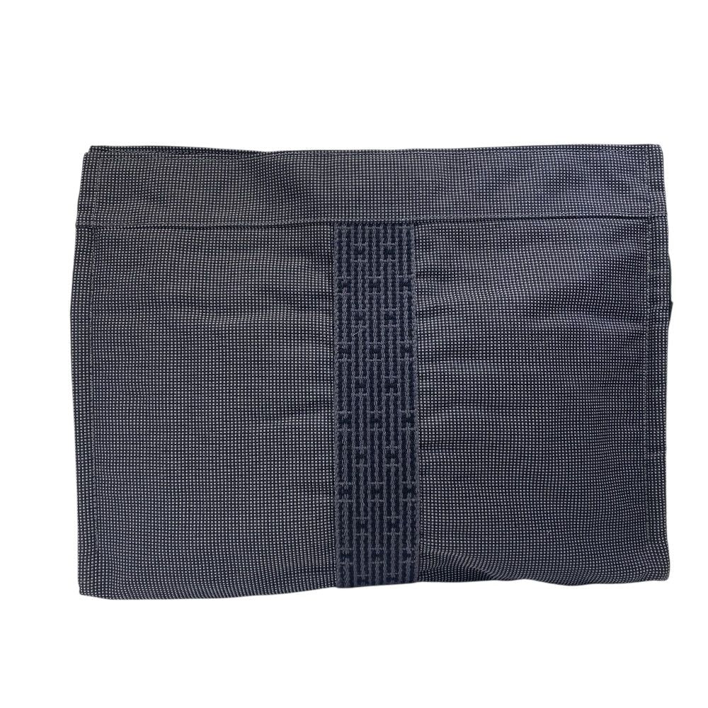 Hermes Clutch Her Canvas Gray — view 2