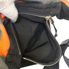 Saint Laurent Paris Palm Tree Pattern Nylon Pink Orange Belt Bag — view 7