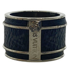 Louis Vuitton Bag Monogram Eclipse Ring Silver Metal — view 4