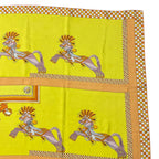 Hermes Scarf Carre 140 Large Shawl Harnais Francais en Sequences Horse Tack — view 3