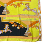 Hermes Scarf Carre 140 Large Shawl Harnais Francais en Sequences Horse Tack — view 4