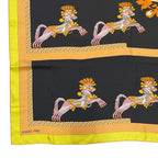 Hermes Scarf Carre 140 Large Shawl Harnais Francais en Sequences Horse Tack — view 5
