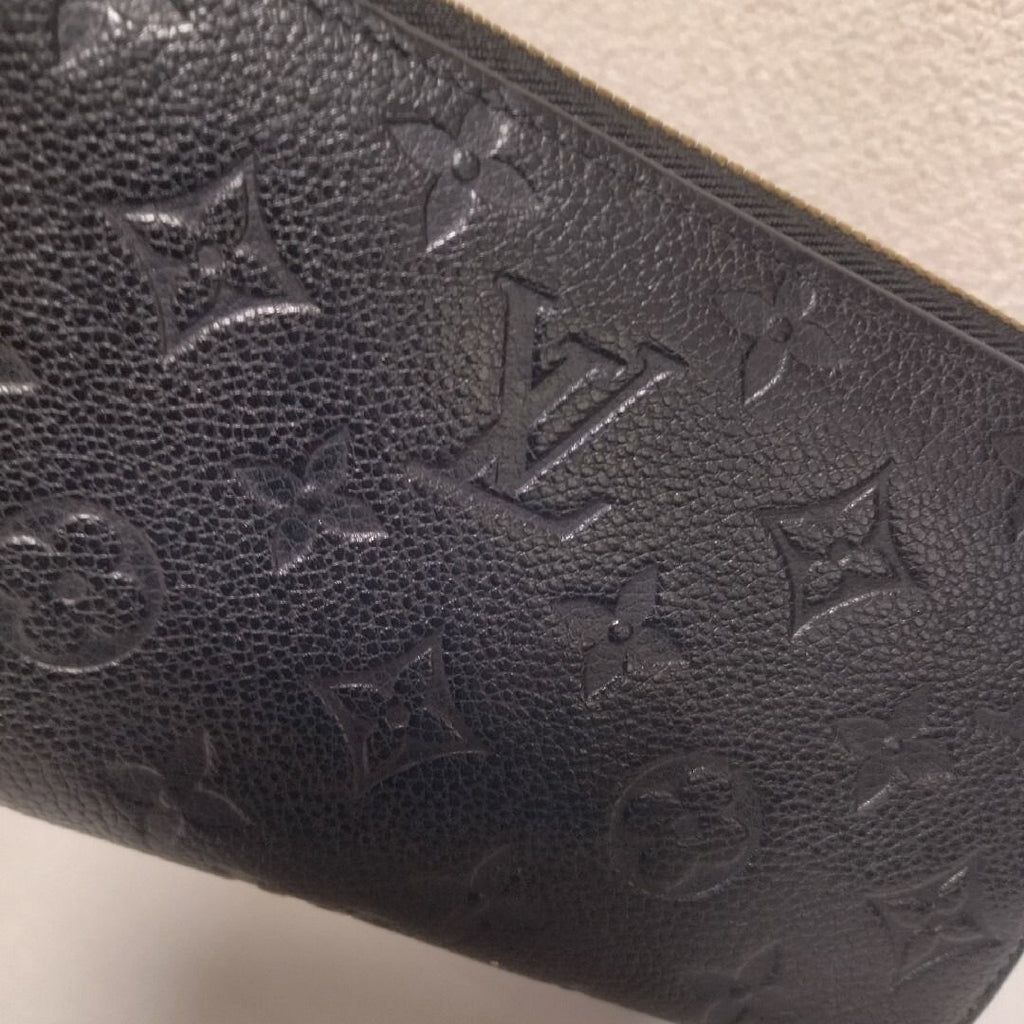 Louis Vuitton Zippy Wallet Monogram Empreinte Noir Black — view 6
