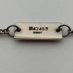 Louis Vuitton Monogram Ring Necklace Silver — view 7