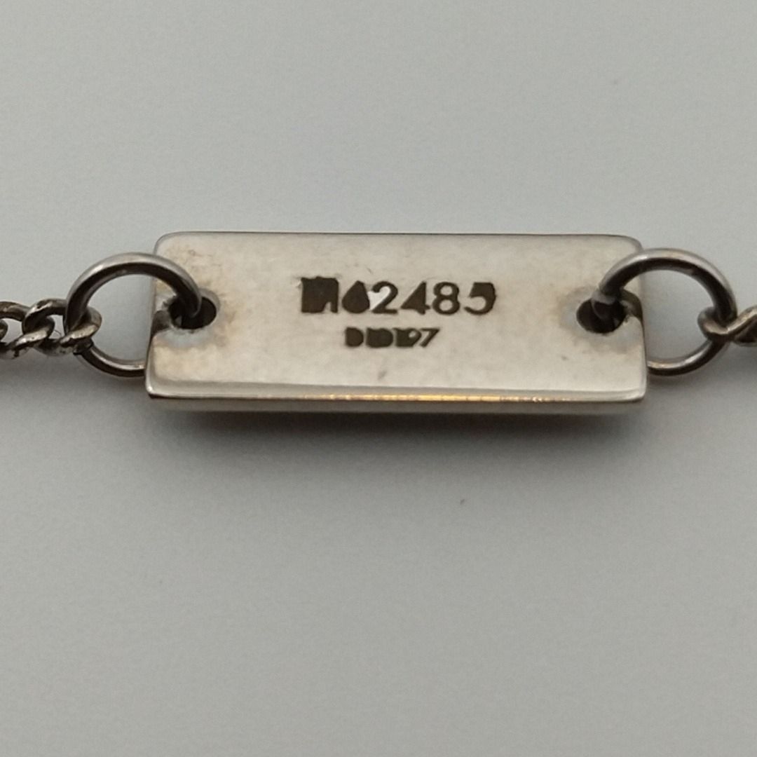 Louis Vuitton Monogram Ring Necklace Silver — view 7