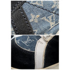 Louis Vuitton Monogram Denim Suede Blue Sneakers — view 9