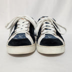 Louis Vuitton Monogram Denim Suede Blue Sneakers — view 3