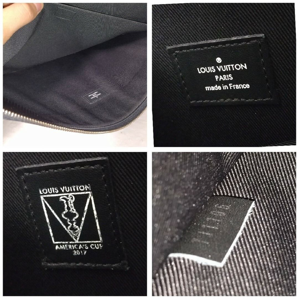 Louis Vuitton Pochette Jour GM America's Cup Clutch — view 9