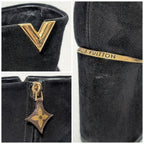 Louis Vuitton Skyline Ankle Boots Suede Black — view 9