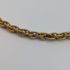 Chanel Gold CC Logo Chain Necklace Vintage — view 2