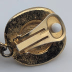 Chanel Earrings CC Logo Quilted Faux Pearl Swing Single Ear — view 7