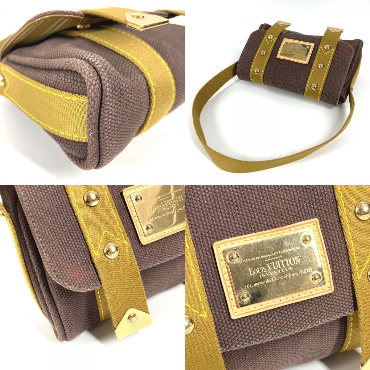 Louis Vuitton Shoulder Bag Sac Lava Canvas Brown — view 7