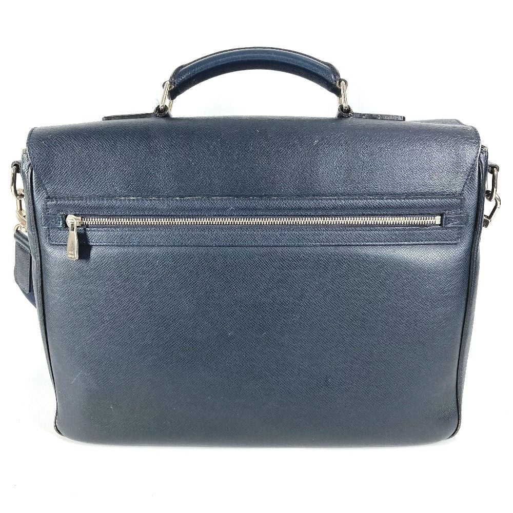 Louis Vuitton Business Bag Vasili GM Taiga Leather Bolt Navy Bol — view 2