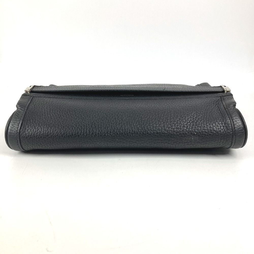 Hermes Clutch Equi Leather Black X — view 5