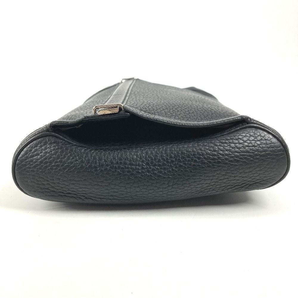 Hermes Clutch Equi Leather Black X — view 3