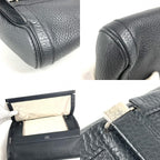 Hermes Clutch Equi Leather Black X — view 7
