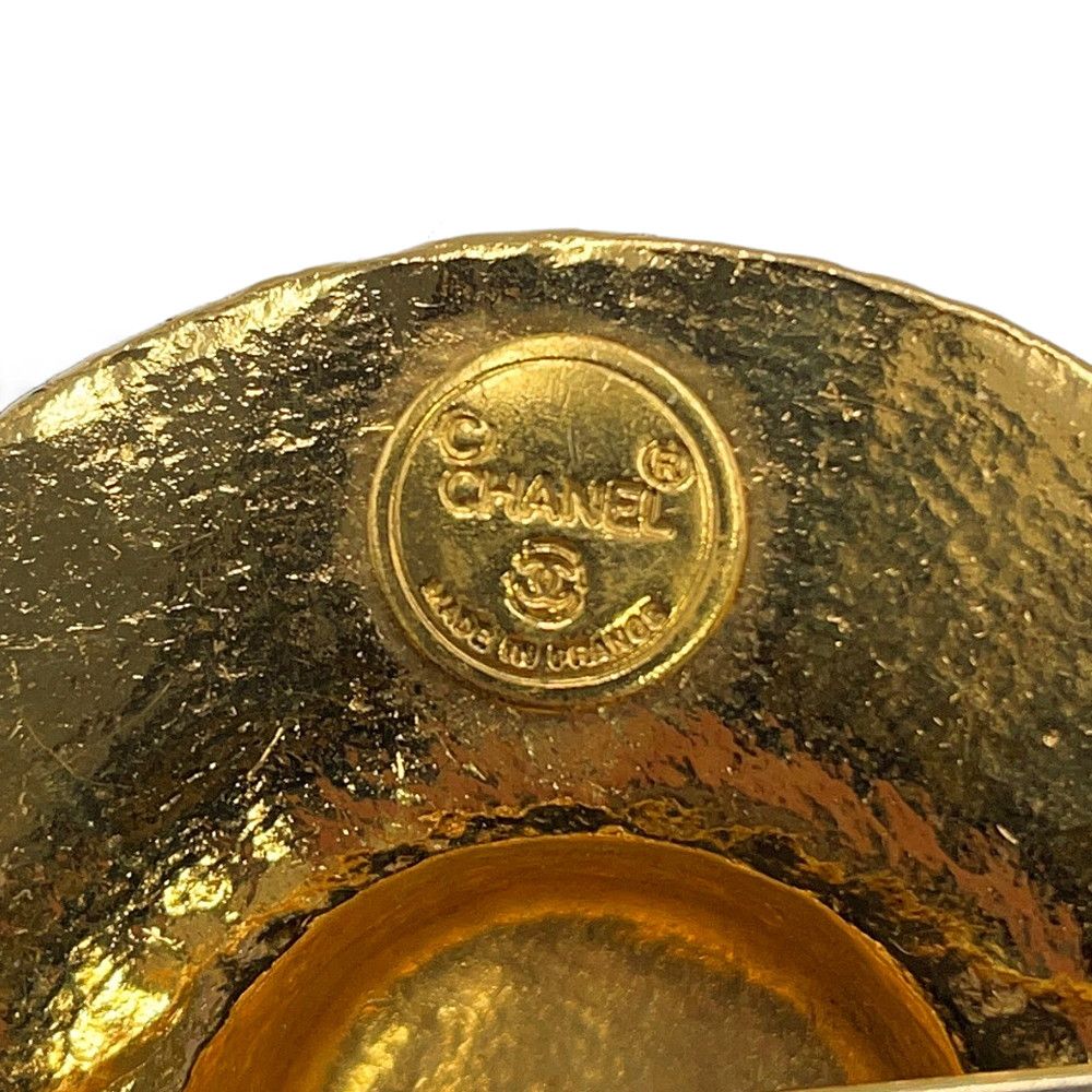 Chanel Brooch Straw Hat Motif Metal — view 9