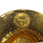 Chanel Brooch Straw Hat Motif Metal — view 9