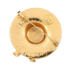 Chanel Brooch Straw Hat Motif Metal — view 3