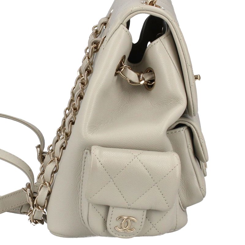 Chanel Quilted Small Backpack Caviar Leather — view 4