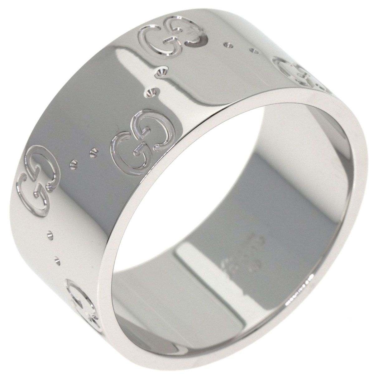 Gucci Icon Wide Ring 18K White Gold — view 2