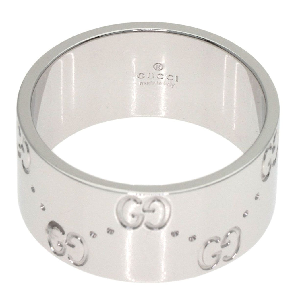 Gucci Icon Wide Ring 18K White Gold — view 5