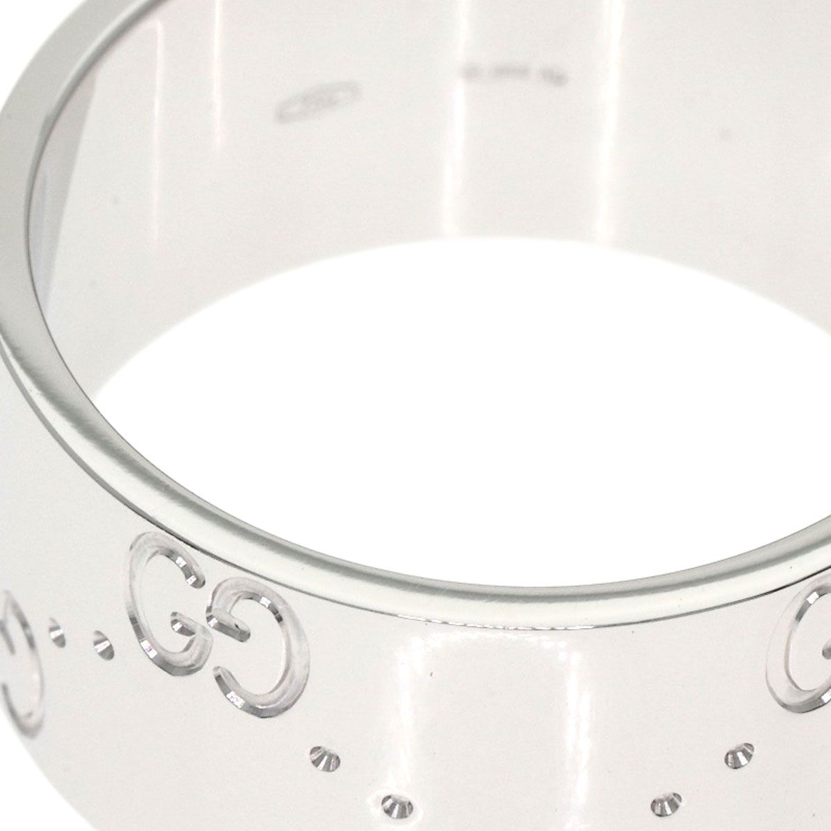 Gucci Icon Wide Ring 18K White Gold — view 8