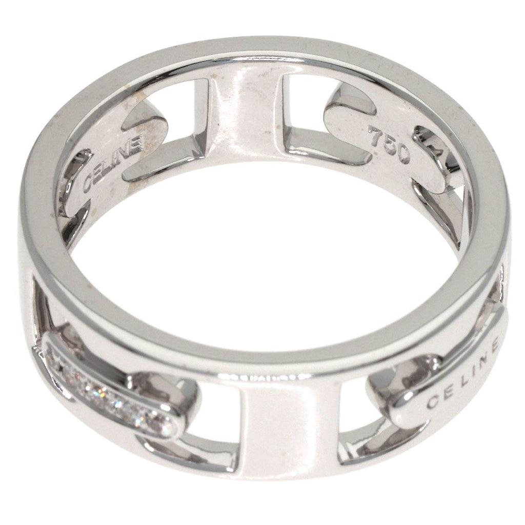 Celine Diamond Ring 18K White Gold — view 5