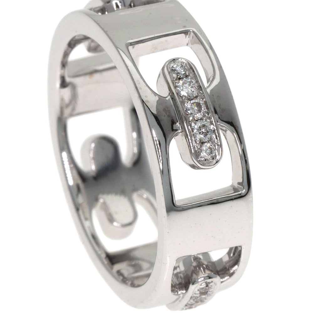 Celine Diamond Ring 18K White Gold — view 9